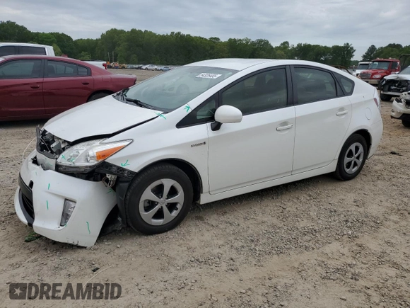 2013 Toyota Prius One with VIN JTDKN3DU6D5645866, listed as a Copart auction lot 54326485 with 92,851 mi miles and Salvage Title. Bid and sale history available at DreamBid. Image 1.
