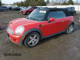 2009 MINI Convertible z VIN WMWMR33589TJ94303, wystawiony jako Copart lot #43358885 z przebiegiem 44 688 mil mil oraz Czysty tytuł • Clean title. Historia ofert i sprzedaży dostępna na DreamBid. Obrazek 1.