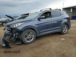 2017 Hyundai Santa Fe 2.4L with VIN 5NMZUDLB2HH018317, listed as a Copart auction lot 61470505 with 135,854 mi miles and Salvage title. Bid and sale history available at DreamBid. Image 1.