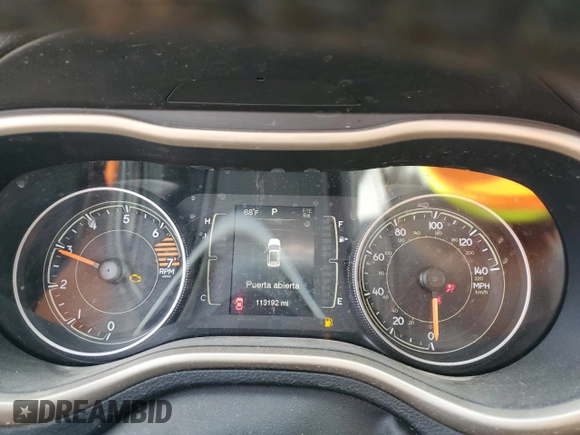 2016 Jeep Cherokee Sport with VIN 1C4PJLAB9GW312211, listed as a Copart auction lot 54890495 with 113,192 mi miles and Salvage Title. Bid and sale history available at carsss.com. Image 9.