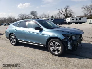 2013 Honda Crosstour EX-L with VIN 5J6TF2H58DL005971, listed as a Copart auction lot 48546455 with 105,444 mi miles and Salvage Title. Bid and sale history available at carsss.com. Image 4.