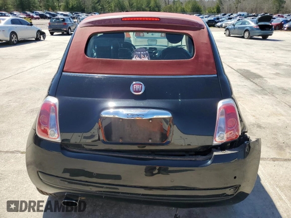 2013 FIAT 500 Pop with VIN 3C3CFFDR4DT590272, listed as a Copart auction lot 47265165 with 73,734 mi miles and Salvage title. Bid and sale history available at DreamBid. Image 6.