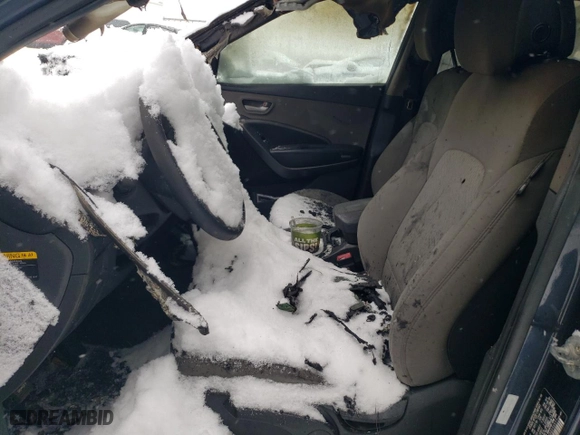 2013 Hyundai Santa Fe Sport with VIN 5XYZTDLB2DG050577, listed as a Copart auction lot 86502924 with 0 mi miles and Salvage Title. Bid and sale history available at carsss.com. Image 7.