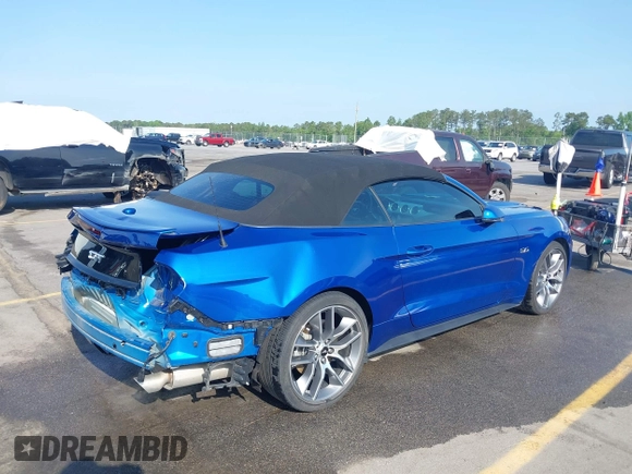 2017 Ford Mustang GT Premium с VIN 1FATP8FF4H5263034, выставлен на аукционе IAAI как лот 42135251 с пробегом 24 955 миль миль и . История ставок и продаж доступна на DreamBid. Изображение 4.
