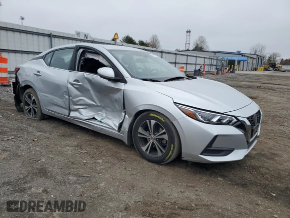 2020 Nissan Sentra SV z VIN 3N1AB8CV0LY220093, wystawiony jako Copart lot #52087505 z przebiegiem 64 012 mil mil oraz Szkoda całkowita • Salvage title. Historia ofert i sprzedaży dostępna na DreamBid. Obrazek 4.