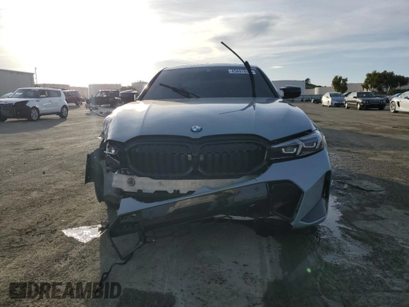 2024 BMW 3 Series M340i with VIN 3MW49FS09R8E32108, listed as a Copart auction lot 45897695 with 21,076 mi miles and Salvage Title. Bid and sale history available at carsss.com. Image 5.