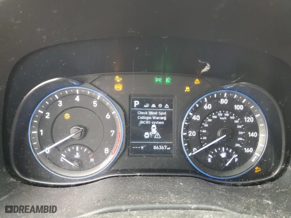 2019 Hyundai Kona SEL with VIN KM8K6CAA7KU254487, listed as a Copart auction lot 51866215 with 86,367 mi miles and Non Repairable. Bid and sale history available at carsss.com. Image 9.