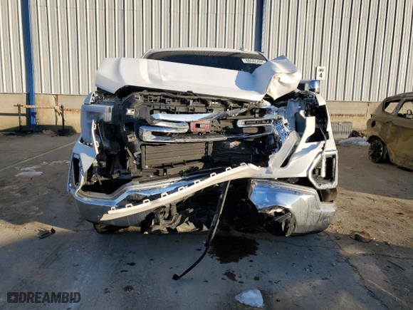 2021 GMC Sierra 1500 SLT with VIN 3GTU9DEDXMG420408, listed as a Copart auction lot 88585485 with 0 mi miles and Salvage Title. Bid and sale history available at carsss.com. Image 5.