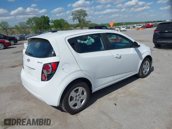 2014 Chevrolet Sonic LS with VIN 1G1JA6SH5E4171729, listed as a IAAI auction lot 42271221 with 58,117 mi miles and . Bid and sale history available at DreamBid. Image 4.