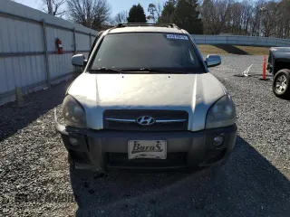 2007 Hyundai Tucson SE with VIN KM8JN12D17U665998, listed as a Copart auction lot 41870815 with 165,467 mi miles and Salvage Title. Bid and sale history available at carsss.com. Image 5.