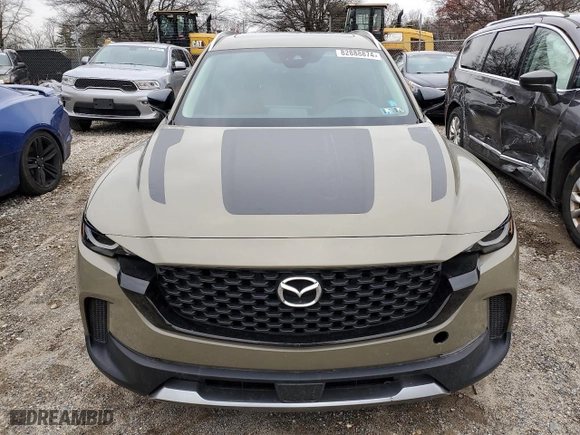 2023 Mazda CX-50 2.5 Turbo with VIN 7MMVABXY6PN137936, listed as a Copart auction lot 82888874 with 0 mi miles and Salvage Title. Bid and sale history available at carsss.com. Image 5.