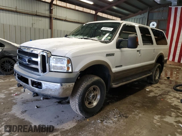 2004 Ford Excursion Eddie Bauer z VIN 1FMSU45P84EB01639, wystawiony jako Copart lot #84080724 z przebiegiem 239 334 mil mil oraz Czysty tytuł • Clean title. Historia ofert i sprzedaży dostępna na DreamBid. Obrazek 1.