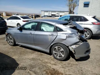2019 Honda Civic Sedan LX with VIN 19XFC2F68KE007670, listed as a Copart auction lot 48559845 with 0 mi miles and Salvage Title. Bid and sale history available at carsss.com. Image 2.