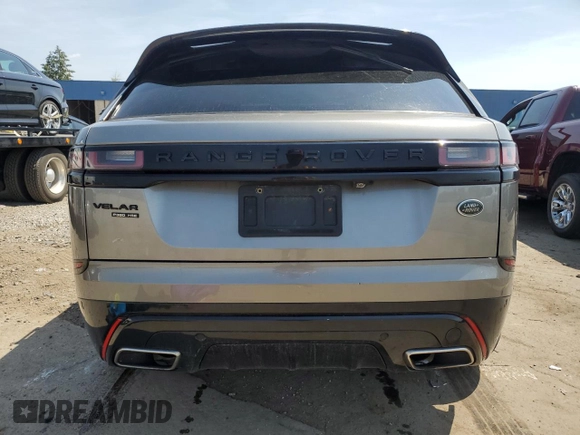 2018 Land Rover Range Rover Velar R-Dynamic HSE with VIN SALYM2RV4JA730077, listed as a Copart auction lot 61153625 with Not provided miles and Clean title. Bid and sale history available at DreamBid. Image 6.