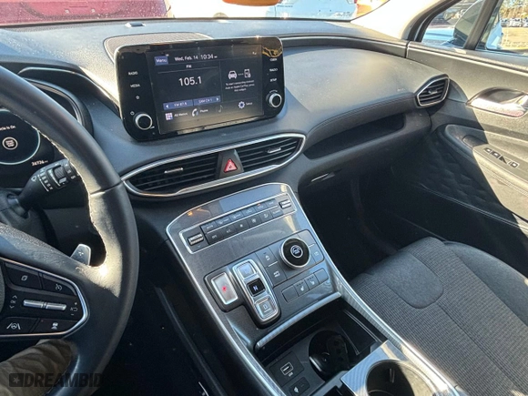 2022 Hyundai Santa Fe XRT with VIN 5NMS64AJ3NH401023, listed as a Copart auction lot 43524724 with 26,726 mi miles. Bid and sale history available at carsss.com. Image 9.