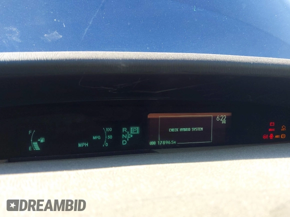 2011 Toyota Prius I with VIN JTDKN3DU3B0300305, listed as a IAAI auction lot 41830391 with 178,965 mi miles and . Bid and sale history available at DreamBid. Image 7.
