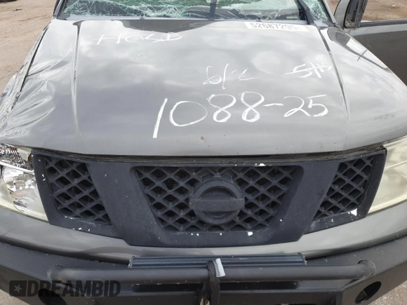 2008 Nissan Frontier LE with VIN 1N6AD09W58C437225, listed as a Copart auction lot 52687295 with 247,258 mi miles and Salvage title. Bid and sale history available at DreamBid. Image 11.