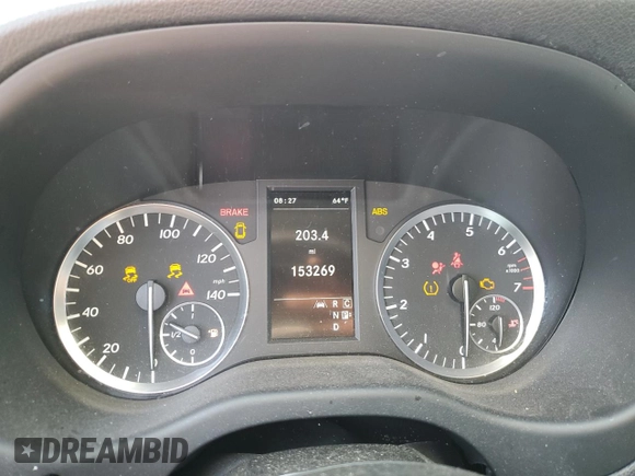 2016 Mercedes-Benz Metris Passenger with VIN WD4PG2EEXG3143840, listed as a Copart auction lot 60117425 with 153,269 mi miles and Salvage title. Bid and sale history available at DreamBid. Image 9.