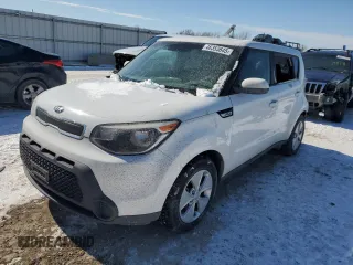 2015 Kia Soul with VIN KNDJN2A20F7139403, listed as a Copart auction lot 46353645 with 0 mi miles and Salvage Title. Bid and sale history available at carsss.com. Image 1.