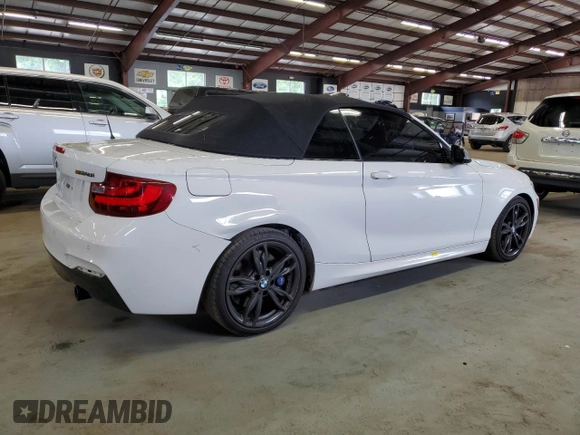 2017 BMW 2 Series M240i xDrive with VIN WBA2L3C30HV667900, listed as a Copart auction lot 62483595 with 91,281 mi miles and Salvage title. Bid and sale history available at DreamBid. Image 3.