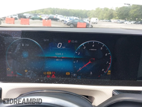 2021 Mercedes-Benz A 220 with VIN W1K3G4EB7MJ264400, listed as a IAAI auction lot 42386429 with 48,119 mi miles and . Bid and sale history available at DreamBid. Image 7.
