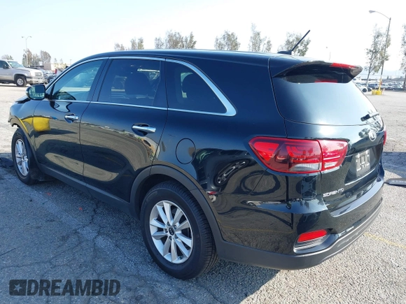 2019 Kia Sorento S V6 with VIN 5XYPG4A51KG567018, listed as a IAAI auction lot 41501450 with 78,964 mi miles. Bid and sale history available at carsss.com. Image 3.
