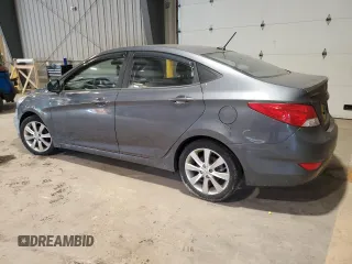 2012 Hyundai Accent GLS z VIN KMHCU4AE9CU186858, wystawiony jako Copart lot #59918965 z przebiegiem 83 592 mil mil oraz Czysty tytuł • Clean title. Historia ofert i sprzedaży dostępna na DreamBid. Obrazek 2.