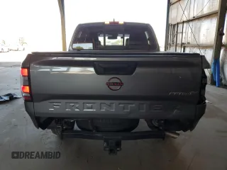 2022 Nissan Frontier SV with VIN 1N6ED1EK8NN663334, listed as a Copart auction lot 61857445 with 29,747 mi miles and Salvage title. Bid and sale history available at DreamBid. Image 6.
