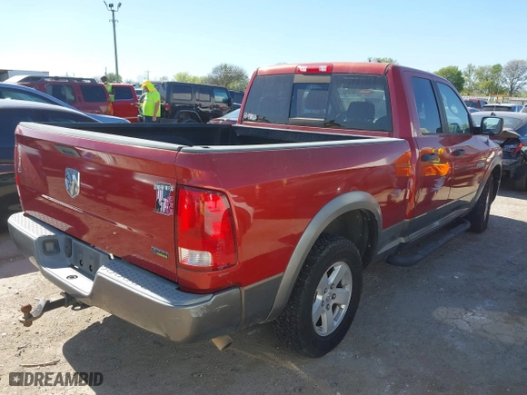 2009 Dodge Ram 1500 SLT with VIN 1D3HB18P39S772361, listed as a IAAI auction lot 41847120 with 167,054 mi miles. Bid and sale history available at carsss.com. Image 4.