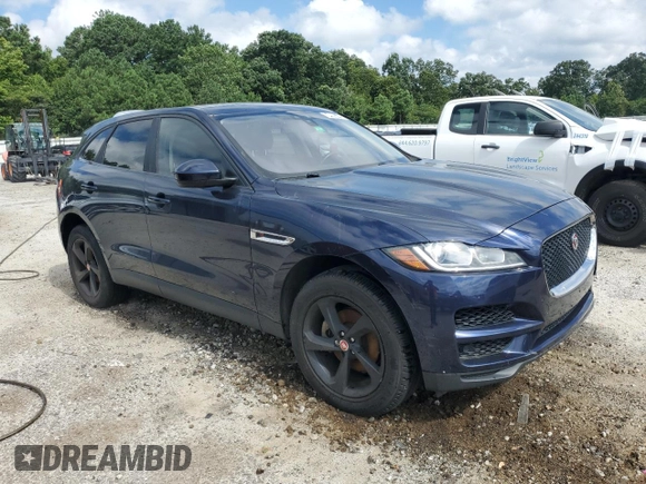 2018 Jaguar F-Pace 25t Premium with VIN SADCJ2FX2JA263407, listed as a Copart auction lot 64995745 with 113,197 mi miles and Clean title. Bid and sale history available at DreamBid. Image 4.