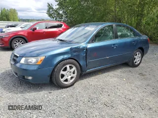 2006 Hyundai Sonata GLS with VIN 5NPEU46F16H054495, listed as a Copart auction lot 56177335 with 116,927 mi miles and Salvage Title. Bid and sale history available at DreamBid. Image 1.
