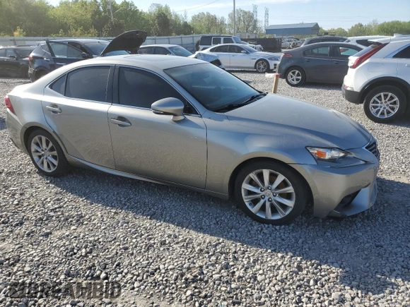 2015 Lexus IS 250 with VIN JTHBF1D27F5077712, listed as a Copart auction lot 52624375 with 135,980 mi miles and Salvage Title. Bid and sale history available at carsss.com. Image 4.