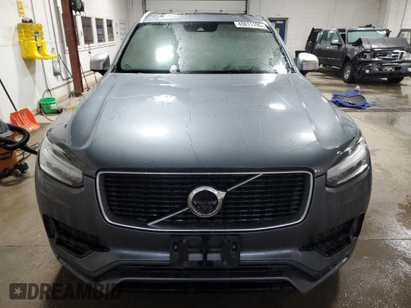 2019 Volvo XC90 R-Design with VIN YV4A22PM4K1490312, listed as a Copart auction lot 43811195 with 38,303 mi miles and Salvage Title. Bid and sale history available at carsss.com. Image 5.
