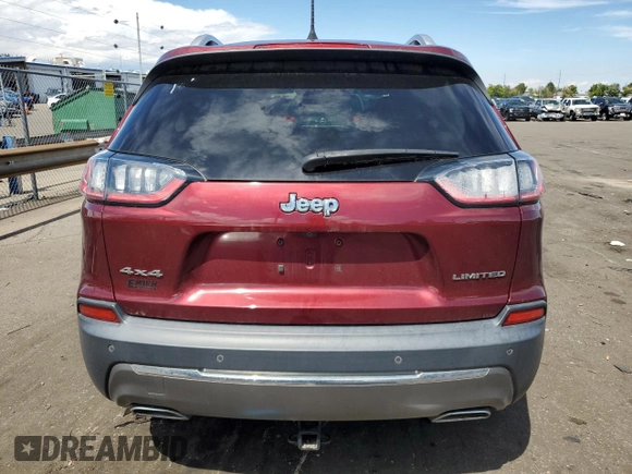 2019 Jeep Cherokee Limited with VIN 1C4PJMDX3KD305174, listed as a Copart auction lot 67926194 with 49,101 mi miles and Salvage title. Bid and sale history available at DreamBid. Image 6.