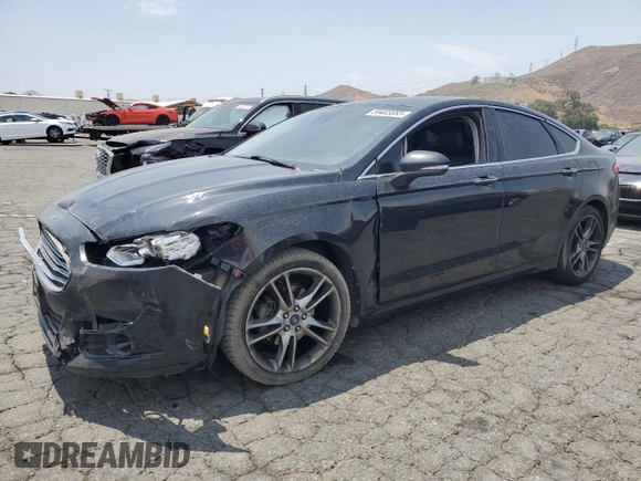 2013 Ford Fusion Titanium with VIN 3FA6P0K98DR103180, listed as a Copart auction lot 59403085 with 184,087 mi miles and Salvage title. Bid and sale history available at DreamBid. Image 1.