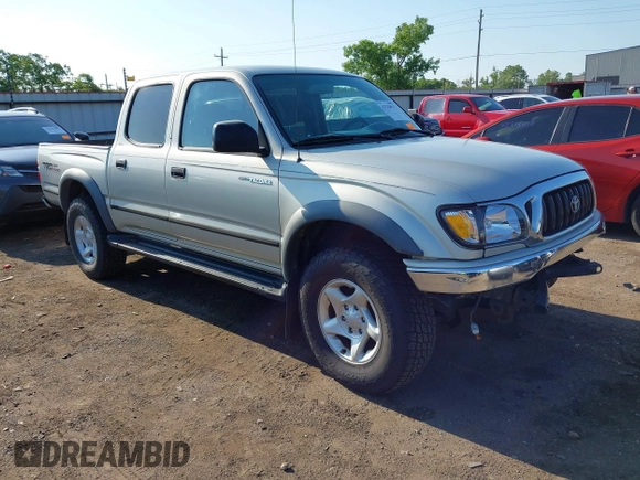 2001 Toyota Tacoma PreRunner z VIN 5TEGN92N41Z768370, wystawiony jako IAAI lot #42228571 z przebiegiem 172 317 mil mil oraz . Historia ofert i sprzedaży dostępna na DreamBid. Obrazek 1.