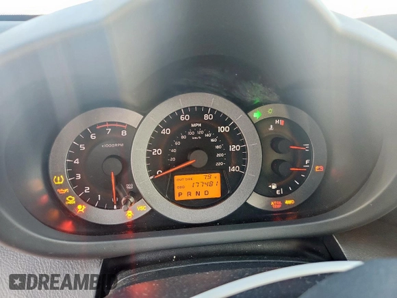 2008 Toyota RAV4 Sport with VIN JTMBD32V286054920, listed as a Copart auction lot 61388105 with 177,481 mi miles and Salvage title. Bid and sale history available at DreamBid. Image 9.
