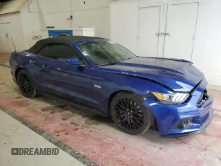 2016 Ford Mustang GT Premium с VIN 1FATP8FF2G5253939, выставлен на аукционе Copart как лот 56540785 с пробегом 41 262 миль миль и Списание • Salvage title. История ставок и продаж доступна на DreamBid. Изображение 4.