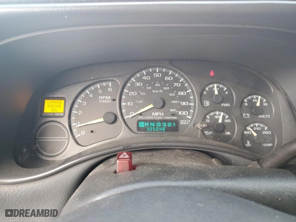 2001 Chevrolet Silverado 1500 LT with VIN 2GCEC19T511132404, listed as a Copart auction lot 47375145 with 305,048 mi miles and Salvage Title. Bid and sale history available at carsss.com. Image 9.