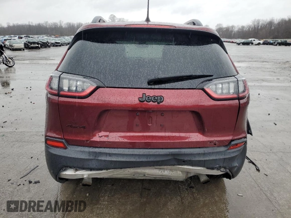 2020 Jeep Cherokee Altitude with VIN 1C4PJMLN1LD550573, listed as a Copart auction lot 80307594 with 56,598 mi miles and Salvage Title. Bid and sale history available at carsss.com. Image 6.