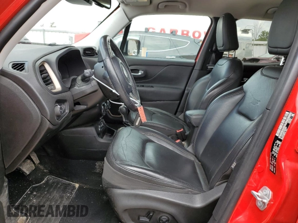 2017 Jeep Renegade Limited with VIN ZACCJBDB1HPE93582, listed as a Copart auction lot 64261214 with 164,943 mi miles and Non repairable. Bid and sale history available at DreamBid. Image 7.