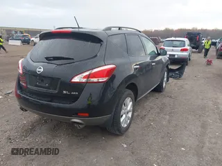 2012 Nissan Murano SV with VIN JN8AZ1MW5CW210081, listed as a IAAI auction lot 42081443 with 185,143 mi miles and . Bid and sale history available at carsss.com. Image 4.