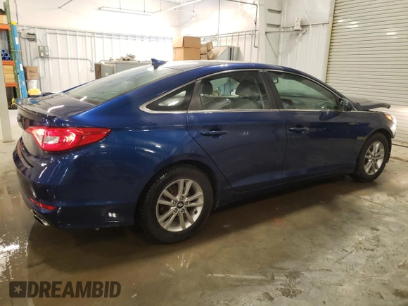 2017 Hyundai Sonata 2.4L with VIN 5NPE24AFXHH439523, listed as a Copart auction lot 46526535 with 99,689 mi miles and Salvage Title. Bid and sale history available at carsss.com. Image 3.