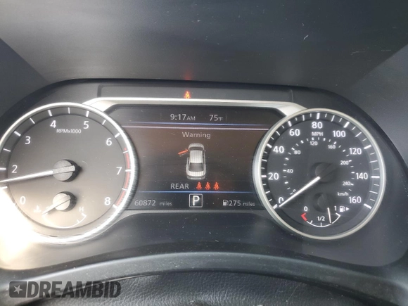 2024 Nissan Sentra SV z VIN 3N1AB8CV9RY216004, wystawiony jako Copart lot #54932505 z przebiegiem 60 872 mil mil oraz Szkoda całkowita • Salvage title. Historia ofert i sprzedaży dostępna na DreamBid. Obrazek 9.