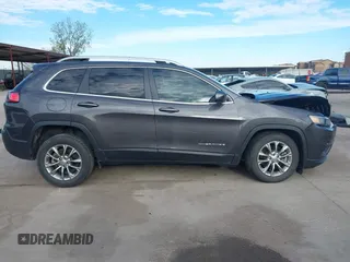 2020 Jeep Cherokee Latitude Plus with VIN 1C4PJLLB5LD639711, listed as a IAAI auction lot 41261752 with 35,609 mi miles. Bid and sale history available at carsss.com. Image 14.