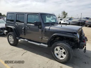 2018 Jeep Wrangler JK Unlimited Sahara with VIN 1C4HJWEG7JL921866, listed as a Copart auction lot 69345464 with 58,990 mi miles and Salvage Title. Bid and sale history available at carsss.com. Image 4.