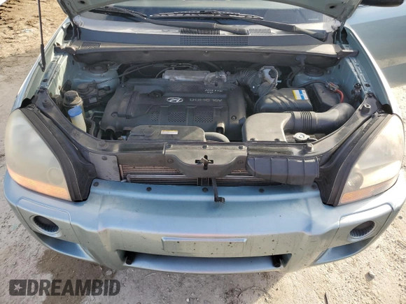2008 Hyundai Tucson GLS with VIN KM8JM12B98U734567, listed as a Copart auction lot 79539044 with 193,738 mi miles and Salvage Title. Bid and sale history available at carsss.com. Image 12.