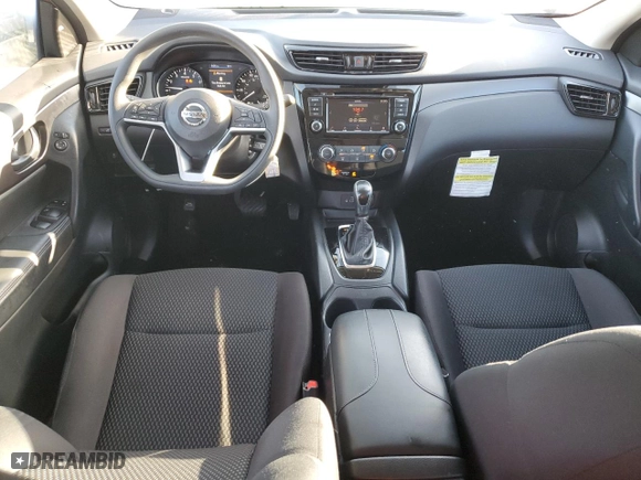 2022 Nissan Rogue Sport S with VIN JN1BJ1AV2NW340909, listed as a Copart auction lot 43455605 with 22,795 mi miles and Salvage Title. Bid and sale history available at carsss.com. Image 8.
