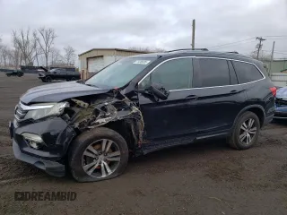 2016 Honda Pilot EX with VIN 5FNYF6H36GB065353, listed as a Copart auction lot 51436095 with 153,287 mi miles and Salvage Title. Bid and sale history available at carsss.com. Image 1.