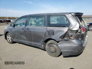 2013 Toyota Sienna L with VIN 5TDZK3DC5DS389664, listed as a Copart auction lot 46168265 with 79,962 mi miles and Salvage Title. Bid and sale history available at carsss.com. Image 2.